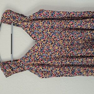 NWOT floral Old Navy Dress Size 3x With Bow Tie Back